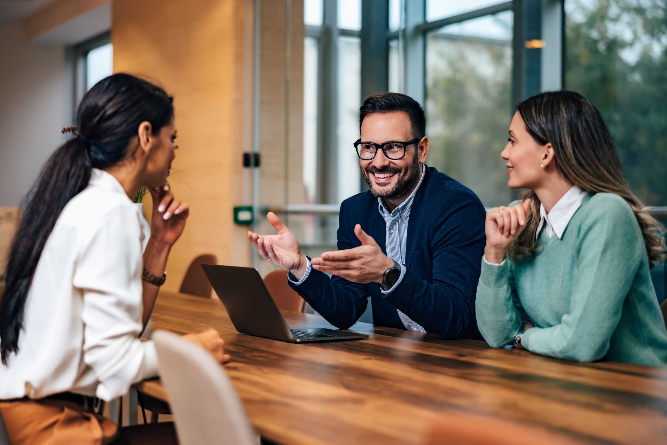 TPA brokers collaborating at a conference table