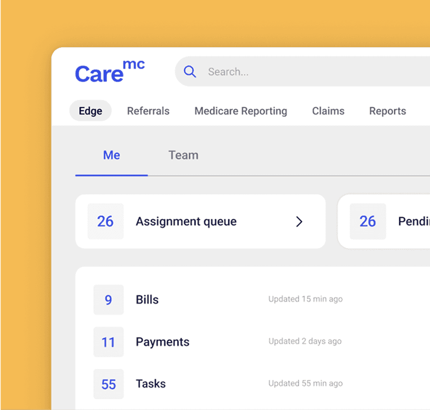 CareMC platform graphic