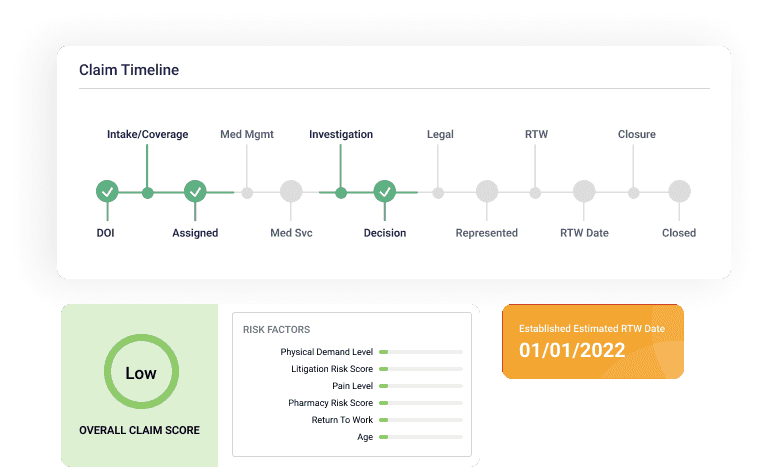 caremc edge claims timeline screenshot